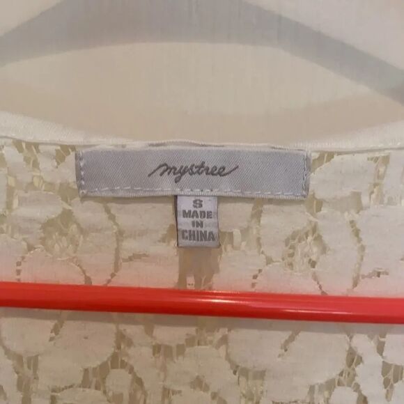 Cream Lace Jacket S  - Picture 2 of 2